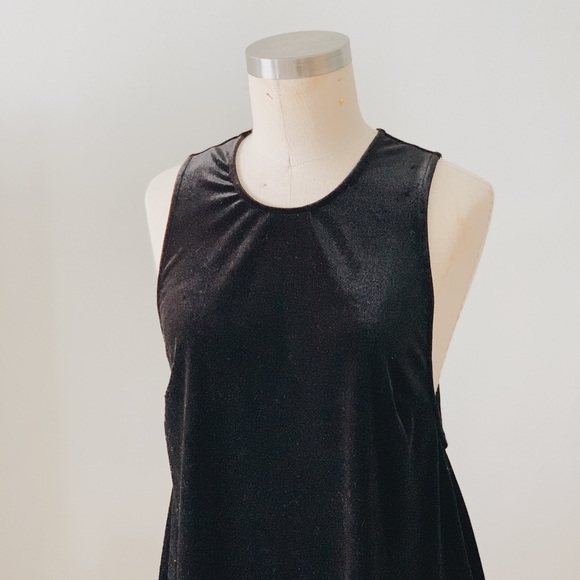 American Apparel velvet mini dress S - Picture 2 of 5